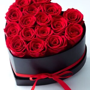Elegant Velvet Rose Box